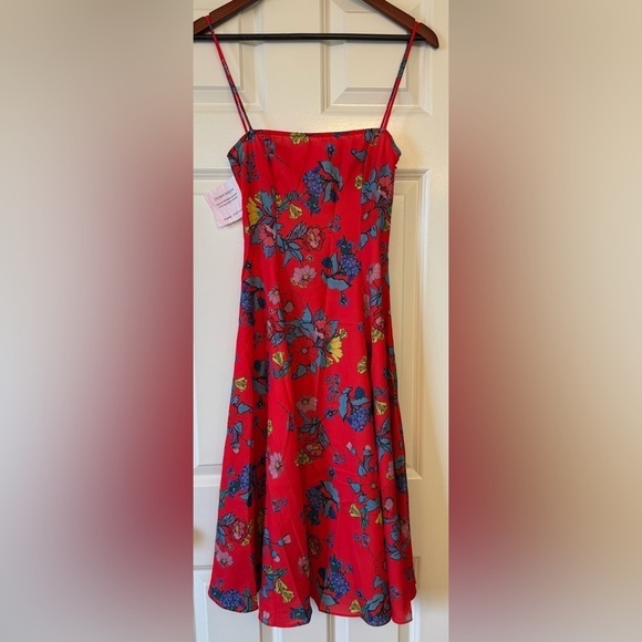 Fame and Partners Dresses & Skirts - NWOT Fame and Partners Red Floral Spaghetti Strap Dress Size 2